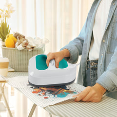 Hengda Transferpresse Plotter 22,5 cm x 22,5 cm, Heizpresse Tragbare con Zeitmesser, DIY Buigelpresse für T-Shirt/Taschen/Kissen/Plotter