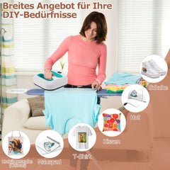 Hengda Transferpresse Plotter 22,5 cm x 22,5 cm, Heizpresse Tragbare con Zeitmesser, DIY Buigelpresse für T-Shirt/Taschen/Kissen/Plotter