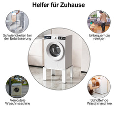 Hengda Waschmaschinen Untergestell, Waschmaschinensockel , Waschmaschinen-Unterschrank, Podest für Waschmaschinen & Trockner