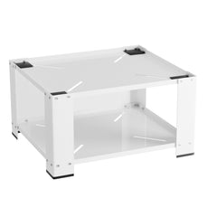 Hengda Waschmaschinen Untergestell mit Einlegeböden, Waschmaschinensockel, Waschmaschinen-Unterschrank für Waschmaschinen & Trockner