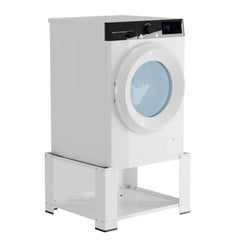 Hengda Waschmaschinen Untergestell mit Einlegeböden, Waschmaschinensockel, Waschmaschinen-Unterschrank für Waschmaschinen & Trockner