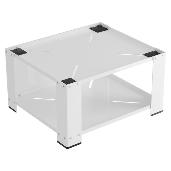 Hengda Waschmaschinen Untergestell mit Einlegeböden, Waschmaschinensockel, Waschmaschinen-Unterschrank für Waschmaschinen & Trockner