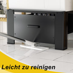 Hengda Waschmaschinen Untergestell mit Schublade, Schwarz Verstellbares Podest für Trommelwäschetrockner und Gefrierschrank Rahmen