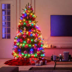 Hengda LED Weihnachts Lichterkette, RGBIC Lichterkette, IP65, Für Innen & Außen