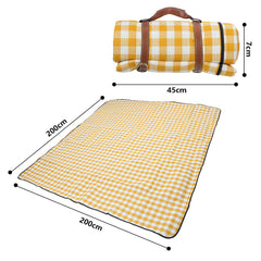 Picknickdecke Wasserfeste Picknick-Matte (200×200cm)