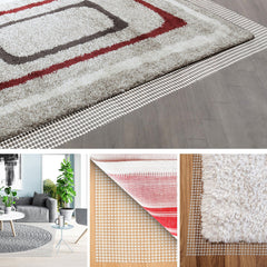 Zuschneidbare rutschfeste Teppichmatte für den Haushalt, laminiert mit rutschfestem Netz