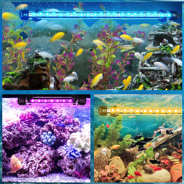 Hengda LED Aquarium Beleuchtung18cm-112cm Aquarium Lampe RGB Aquariumleuchte