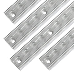 Hengda 4-12x 1M Airlineschienen, Airlineschiene mit 8 Doppelhaken, für Transporter, Wohnwagen, LKWS