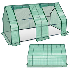 Hengda Gewächshaus Klein, UV-beständige PE-Plane Foliengewächshaus, Tomatenhaus 180*90*90CM