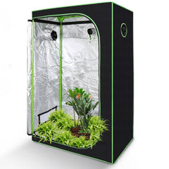 Hengda Grow Zelt, Growschrank für Homegrow, Indoor Anbauzelt, Lichtdicht und Wasserdicht Pflanzzelt, Zuchtzelt