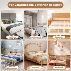 Hengda Bettgitter Rausfallschutz Klappbar, 120/150/180cm, Höhenverstellbar, Bettschutzgitter, Tragbar Kinderbettgitter