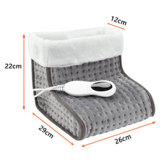 Hengda Fußwärmer, Waschbarem, mit 10 Temperaturstufen, 45/90/120 Minuten Timer, Elektrische Fußheizung geeignet bis Schuhgröße 46