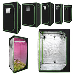 Hengda Grow Zelt, Growschrank für Homegrow, Indoor Anbauzelt, Lichtdicht und Wasserdicht Pflanzzelt, Zuchtzelt