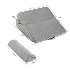Hengda Lesekissen Keilkissen Dreieck Rückenkissen Multifunktional Nackenrolle für Bett Sofa Büro