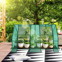 Hengda Gewächshaus Klein, UV-beständige PE-Plane Foliengewächshaus, Tomatenhaus 180*90*90CM