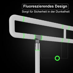 Hengda Wandstützgriff Toilette, Klappgriff Haltegriff Dusche, Rutschfeste WC Aufstehhilfe Sicherheitsgriff