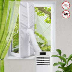 Hengda Fensterabdichtung Klimaanlagen Klimagerät Hot Air Stop Abluftschlauch 4M Tragbar