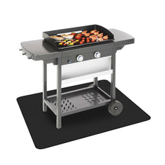 Hengda Grillmatten, Grillmatte Grillmatten für Gasgrill, Grillschutzmatte für Holzkohle, Extra Große Outdoor BBQ Matte, Bodenmatte Grill Matten für Gasgrill