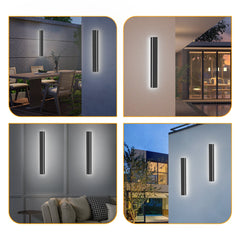 Hengda Wandlampe LED Wandleuchte Modern Wandleuchten Innen Außen Wasserdicht Ip65 Aluminium Acryl