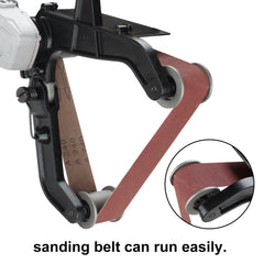 Hengda Rohrbandschleifer 1300W-220V bürstenschleifer-700-3000 U/min-6 Gänge-für Schleifen, Schmieden, Polieren