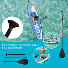 Hengda Surfboard Set SUP Board Kajak-Sitz Stand Up Paddle Fortgeschrittene 305-330cm