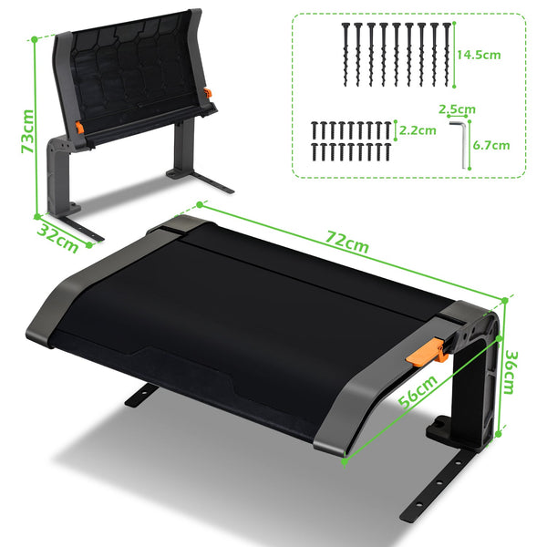 Hengda Mähroboter Garage Klappbare, Garage für Mähroboter, 72x56x36cm Rasenroboter Garage, mit Metallfüßen