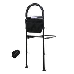 Hengda Aufstehhilfe Bett, Aufstehhilfe Bett Senioren, mit Sensorlich, Aufstehhilfen mit Lagerung Tasche, Aufstehhilfe Höhenverstellbarer, Haltegriffe für Senioren