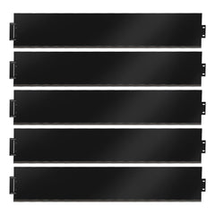 Hengda Rasenkante Beeteinfassung, Verzinkt Metall Beetumrandung 100x15cm/18cm Mähkante Palisade Gartenbeet