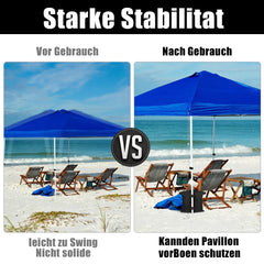 Hengda Pavillon Gewichte 4er Set Gewichtssäcke Sandsäcke Pavillonstandfüße Schwarz