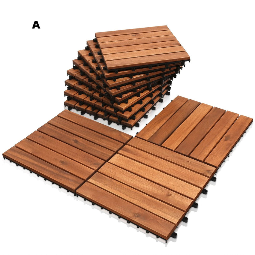 Hengda DIY-Holzböden für den Garten Terrassendielen Balkon dekorative Bodenbeläge