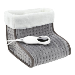 Hengda Fußwärmer, Waschbarem, mit 10 Temperaturstufen, 45/90/120 Minuten Timer, Elektrische Fußheizung geeignet bis Schuhgröße 46