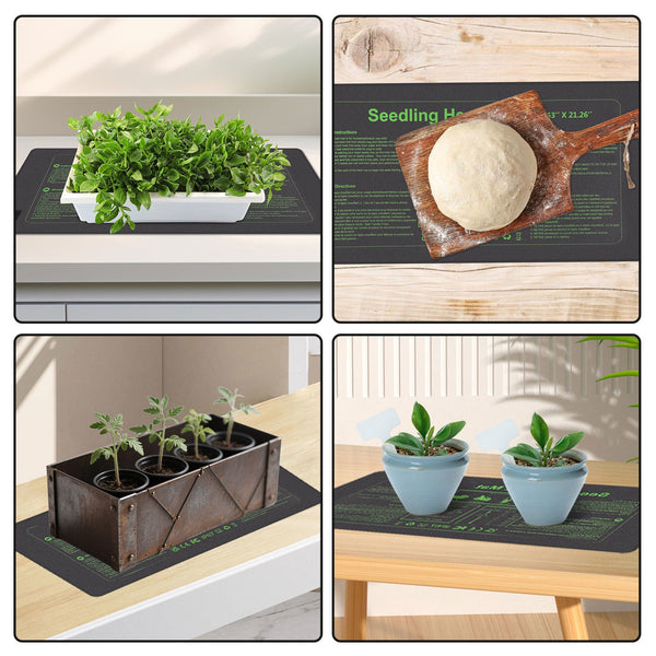 Hengda Heizmatte Pflanzen mit Thermostat, Wärmematte, IP67 Wasserdicht, 27W/55W