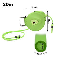 Hengda Schlauchaufroller Automatik Trommel Wasserschlauch Druckluftschlauch 10/20/30m Druckluftschlauch Aufroller Schlauchtrommel Wasser