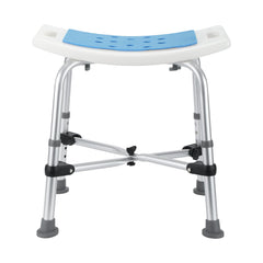 Hengda Duschhocker für Senioren,mit Doppelt Verstärkter Querbalken und Kissen Höhenverstellbarer Badewannensitz für Senioren,Maximale Belastbarkeit 180kg