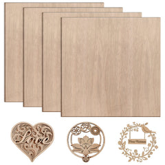 Hengda Sperrholzplatte, Walnuss Sperrholz, 3mm, holzplatte, für Laser Gravur, Malerei DIY