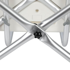 Hengda Duschhocker mit Armlehne Höhenverstellbar 40-53cm, mit Rückenlehne, Sitzkissen Dusche und Doppelt Verstärkter Querbalken, Duschsitz bis 180 kg