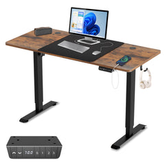 Hengda Schreibtisch, Elektrischer Höhenverstellbarer Tischgestell 3 Memory-Steuerung, Mit Tischplatte, Standing Desk