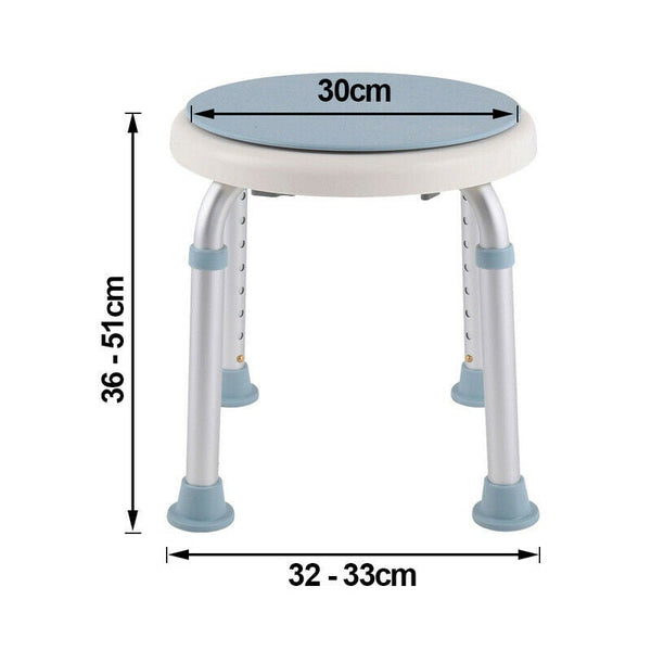 360° verstellbarer Duschhocker Badhocker drehbarer Duschhocker Home