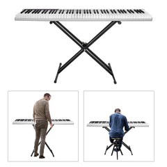 Keyboardständer Ständer doppelstrebig Piano Ständer X-Form höhenverstellbar klappbar