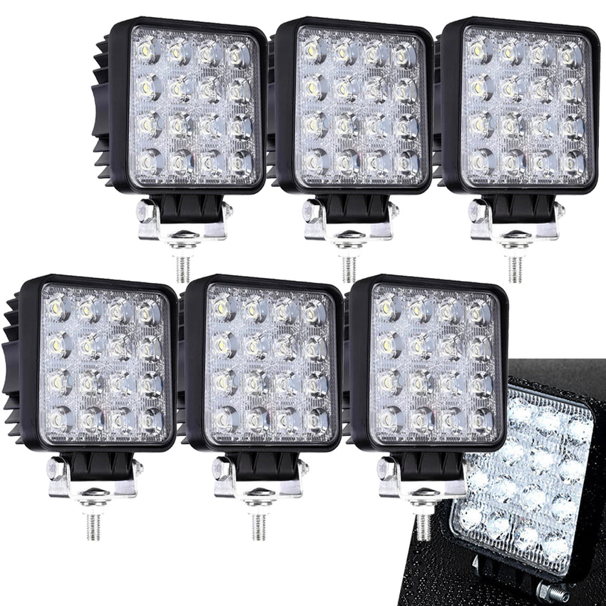 Online-Shop von 6X 48W LED Scheinwerfer Quadrat