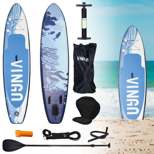 Hengda Surfboard Set SUP Board Kajak-Sitz Stand Up Paddle Fortgeschrittene 305-330cm