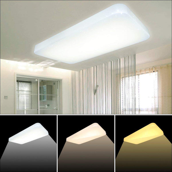 Online Shop Vingo 30W/60W 3in1 LED Deckenlampe Quadrat Starlight Effekt