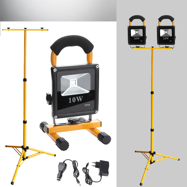 hengda-2x-10w-led-kaltweiss-gelb-akku-strahler-mit-teleskop-stativ