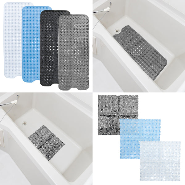 Duschmatte Anti Rutsch Badewanneneinlage 100X40/53X53 PVC Badmatte Saunamatte