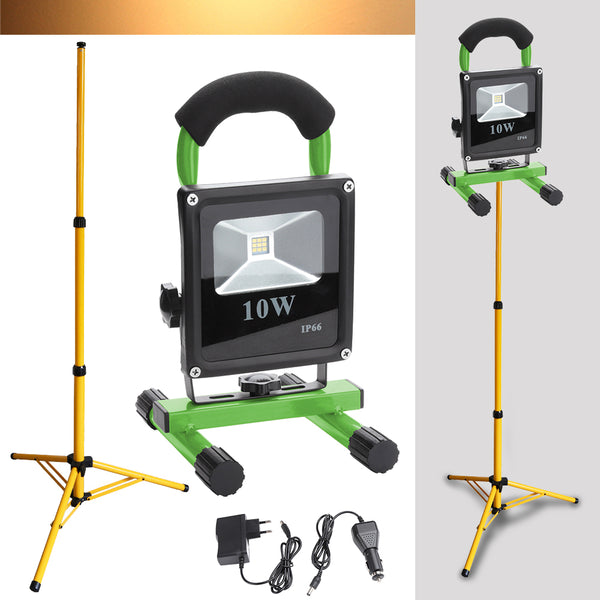 hengda-10w-led-warmweiss-grun-akku-strahler-mit-teleskop-stativ