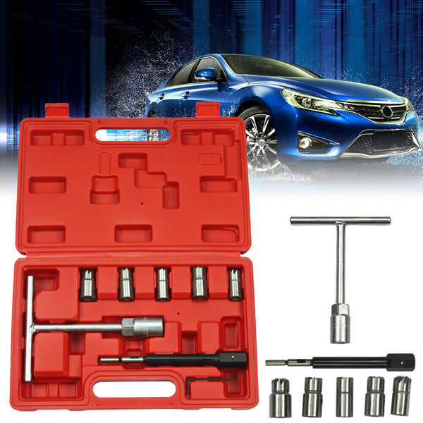 7 tlg CDI Injektor Fräser Dichtsitz Satz Injektoren Einspritzdüsen Dichtung