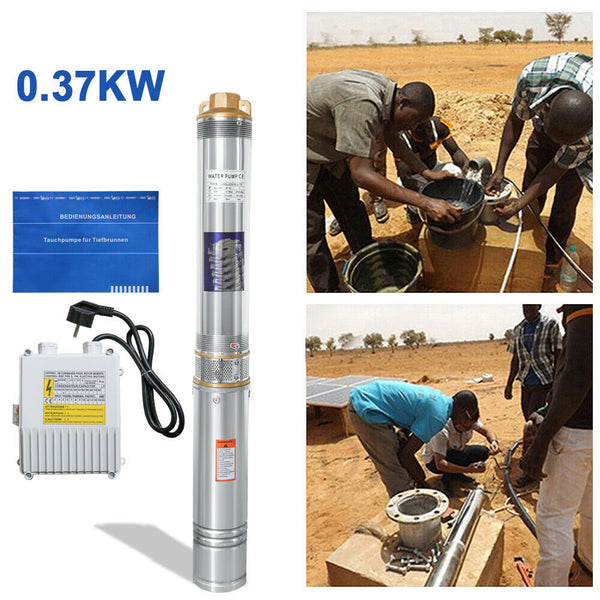 Tiefbrunnenpumpe Brunnenpumpe Submersible Pump 0.37 kW Tauchpumpe