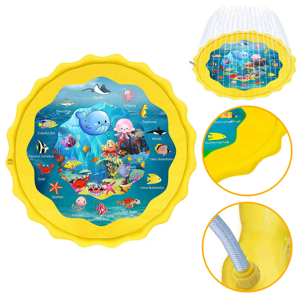 Wasserspielmatte Gelb