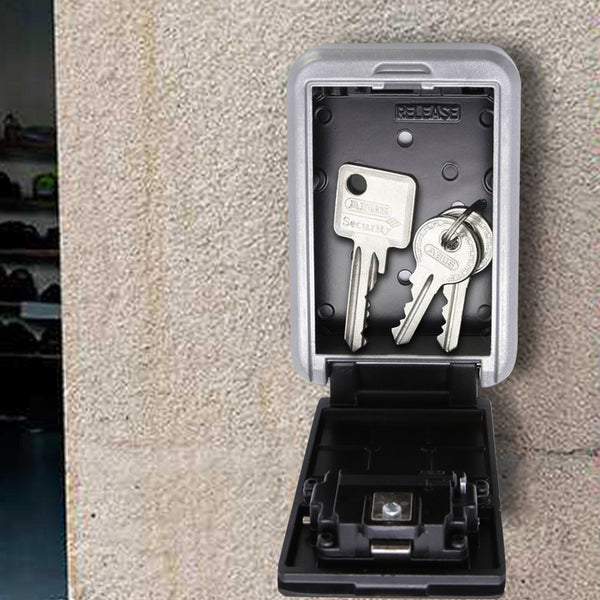 Schlüsselsafe Schule Keykeeper Minitresor schwarz-silber Haus Box