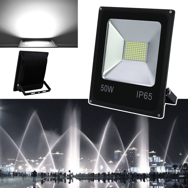 Hengda LED Fluter 50W Kaltweiß Außenbeleuchtung